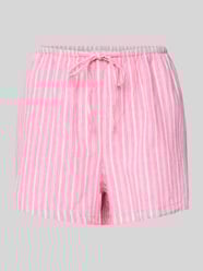 Relaxed Fit Leinenshorts mit Tunnelzug von Gina Tricot Pink - 26