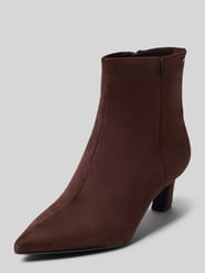 Stiefelette mit Blockabsatz aus Veloursleder von Tamaris - 18