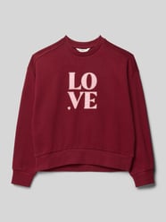 Sweatshirt mit Statement-Stitching von Mango Bordeaux - 5