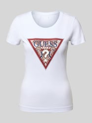 T-Shirt mit Logo und Rundhalsausschnitt von GUESS - 19