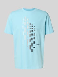 T-shirt o kroju relaxed fit z mieszanki bawełny model ‘TEE’ od BOSS Green - 32