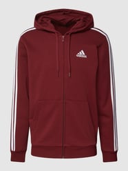 Sweatjacke mit labeltypischen Galonstreifen von ADIDAS SPORTSWEAR Bordeaux - 16