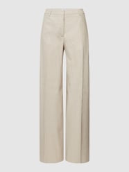 Wide Leg Bundfaltenhose mit französischen Eingrifftaschen von Calvin Klein Womenswear Beige - 13