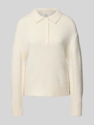 Strickpullover mit Umlegekragen und Knopfleiste von Gina Tricot - 14