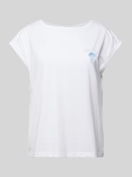 T-Shirt mit Label-Stitching von s.Oliver RED LABEL Weiß - 26