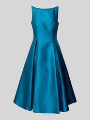 Cocktailkleid mit Kellerfalten von Adrianna Papell Blau - 4