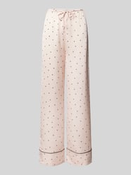 Pyjama-Hose mit elastischem Bund von Jake*s Casual Rosa - 3