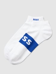 Sneakersocken mit Label-Detail Modell 'AS LOGO COL' von BOSS Weiß - 29