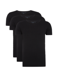 T-Shirt im 3er-Pack von Tommy Hilfiger Schwarz - 32