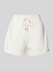 Loose Fit Pyjama-Shorts in Ripp-Optik Modell 'SAMANTHA' von Guess Beige - 34