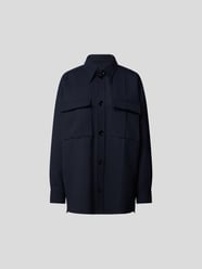 Jacke mit Brusttaschen von MM6 Maison Margiela Blau / Türkis - 10