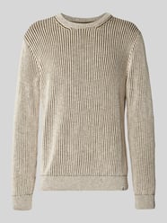 Strickpullover mit gerippten Abschlüssen Modell 'ANDRAAS' von Armedangels Beige - 7