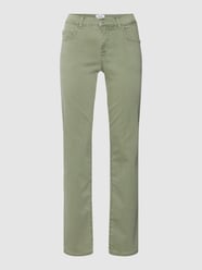 Straight Fit Jeans im 5-Pocket-Design Modell 'Dolly' von Angels Grün - 38