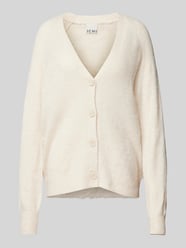 Gebreide cardigan met V-hals, model 'Kamara' van ICHI - 9