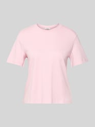 T-shirt o kroju regular fit z czystej bawełny od s.Oliver RED LABEL Fuksjowy - 44