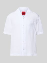 regular fit vrijetijdsoverhemd van puur linnen model 'EXOLINO' van HUGO - 8