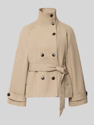 Jacke mit Bindegürtel Modell 'Munet' von Neo Noir Beige - 3