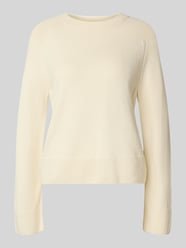 Korte wollen pullover met ronde hals van Lanius - 7