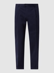 Regular Fit Bundfaltenhose mit Stretch-Anteil Modell 'Trevor' von Tiger Of Sweden Blau - 10