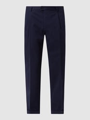 Regular Fit Bundfaltenhose mit Stretch-Anteil Modell 'Trevor' von Tiger Of Sweden Blau - 19