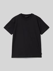 T-Shirt mit geripptem Rundhalsausschnitt von Cars Jeans - 21