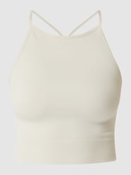 Crop Top mit Stretch-Anteil von Only Beige - 42