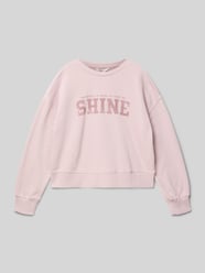Sweatshirt mit Rundhalsausschnitt Modell 'london' von Mango Pink - 10