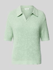 Gebreid shirt met V-hals van Christian Berg Woman - 4