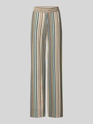 Straight Fit Stoffhose mit Viskose-Anteil Modell 'Allison' von CAMBIO Beige - 48