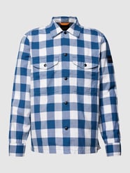 Vrijetijdsoverhemd met ruitmotief, model 'Lovel' van BOSS Orange Blauw - 33