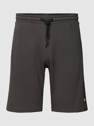 Sweatshorts aus Baumwolle mit Label-Detail von Christian Berg Men Grau - 27