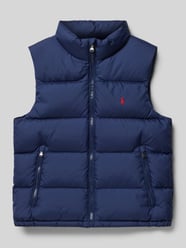 Bodywarmer met opstaande kraag en labelstitching van Polo Ralph Lauren Kids - 23