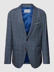 2-Knopf-Sakko mit Gitterkaro Modell 'Lucas' von Pierre Cardin Blau - 2