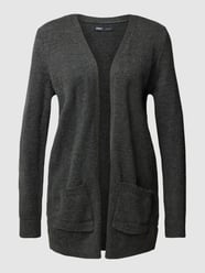 Cardigan met opgestikte zakken, model 'LESLY' van Only Grijs / zwart - 20