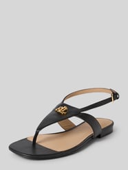 Sandalen aus Leder mit Label-Detail Modell 'EVERLEY' von Lauren Ralph Lauren - 36