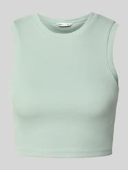 Slim fit korte tops van katoenmix, model 'VILMA' van Only - 34
