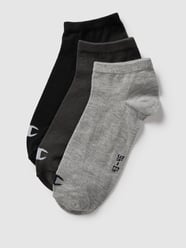 Sneakersocken mit Label-Detail im 3er-Pack Modell 'Sneaker Sock' von CHAMPION Grau - 29