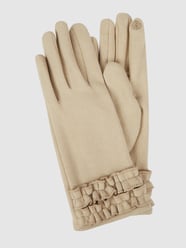 Touchscreen-Handschuhe aus Fleece von EEM Weiß - 39