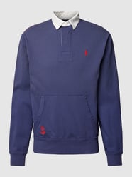 Sweatshirt mit Polokragen von Polo Ralph Lauren Blau - 5