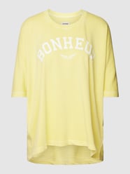 Oversized sweatshirt met labelprint, model 'PORTLAND BONHEUR' van Zadig & Voltaire Geel - 23