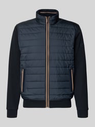 Sweatjacke mit Label-Detail von bugatti - 11