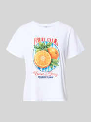 T-shirt z nadrukiem z motywem model 'Or44ange' od ZABAIONE - 11