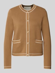 Kardigan z dzianiny z wpuszczanymi kieszeniami od Gant - 19