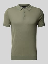 Slim Fit Poloshirt im unifarbenen Design von Antony Morato Grün - 22