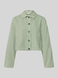Koszulowa kurtka o kroju regular fit z mieszanki bawełny z dodatkiem lnu od Marc O'Polo - 35