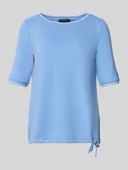T-shirt z fakturowanym wzorem i troczkiem od Betty Barclay - 27