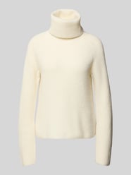 Golf o kroju regular fit z mieszanki wełny i wełny z alpaki model ‘FALODINA’ od BOSS Orange - 5