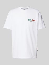 T-Shirt mit Label-Print von CARLO COLUCCI Weiß - 13