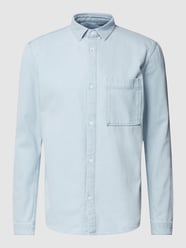 Relaxed Fit Freizeithemd mit Brusttasche von Tom Tailor Denim Blau - 2