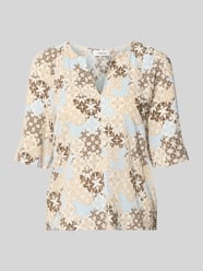 Relaxed Fit Kurzarmbluse aus Viskose-Mix von s.Oliver RED LABEL - 12